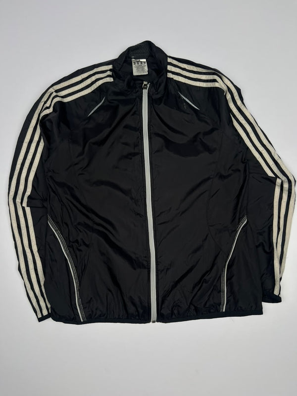 Track Jacket with Cream Triple Sleeve Stripes