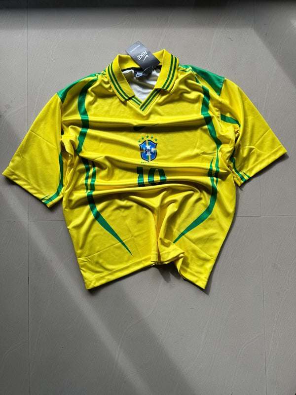 Brazil #10 Yellow Football Jersey | 5 Sleeve | The Final Fit
