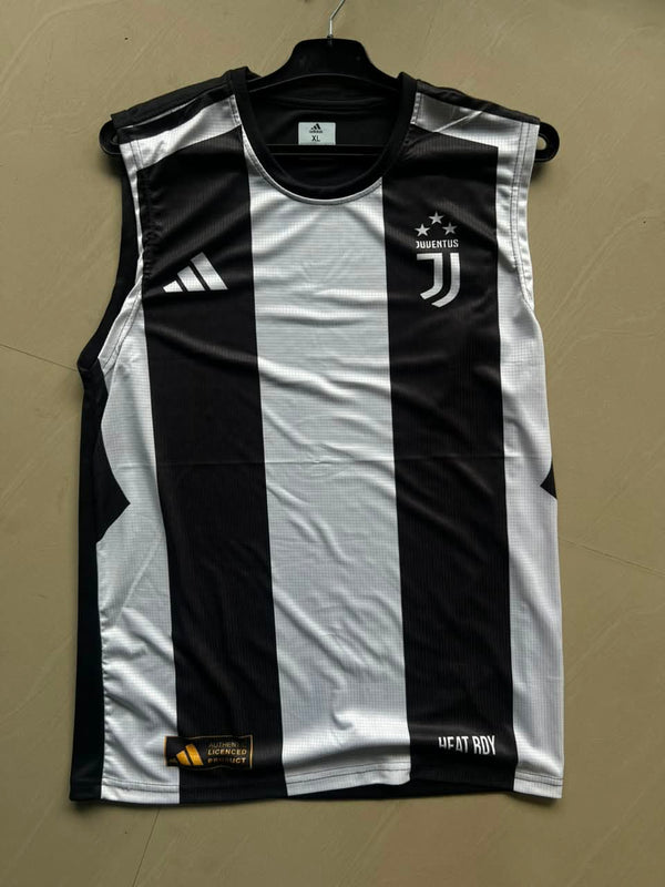 Juventus Classic Stripes Sleeveless Jersey | Premium Dry-Fit | The Final Fit
