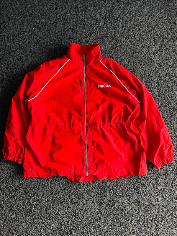 Focus Red Track Windbreaker Jacket