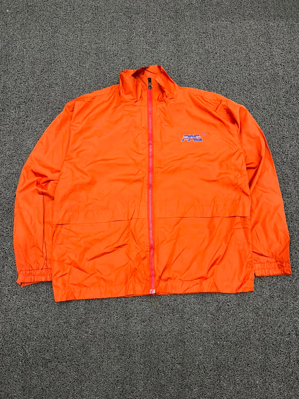 Vintage PAC Orange Lightweight Windbreaker Jacket