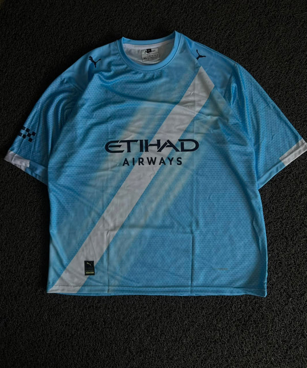 Puma Manchester City 2024/25 Home Jersey – Haaland #9 – Sky Blue – Five Sleeve