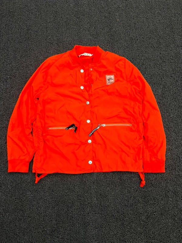 Lightweight Snap-Button Casual Jacket with Zip Pockets