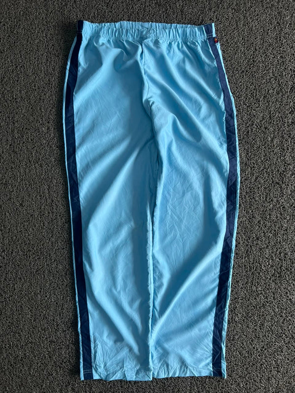 Vintage Sky Blue Side-Stripe Track Pants