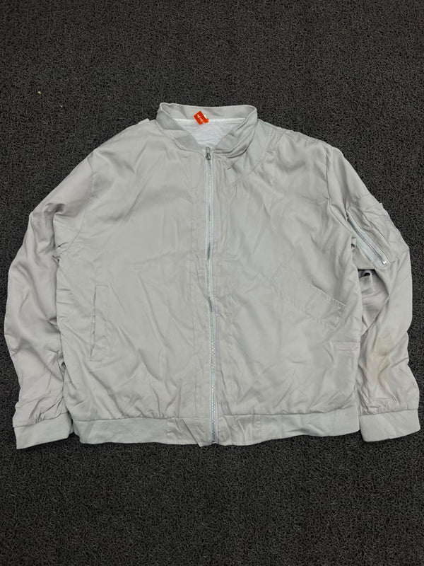 Men's Full Zip Bomber Jacket with Utility Sleeve Pocket