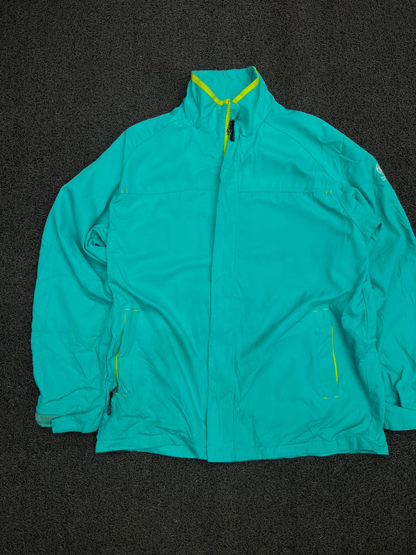 Vintage Outdoor Windbreaker Jacket – Full-Zip Sports Jacket