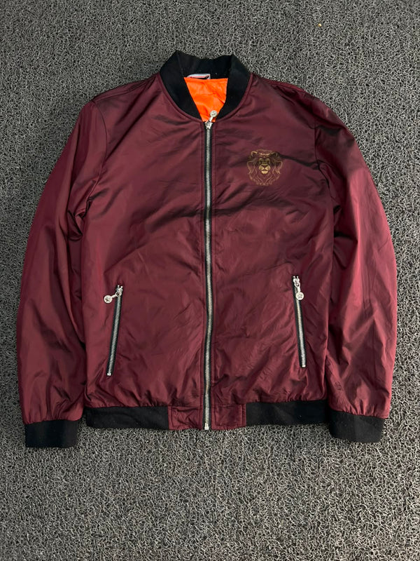 Lion Crest Bomber Jacket – Zip-Up Streetwear Jacket