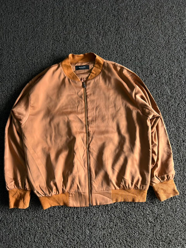 Premium Camel Casual Bomber Jacket