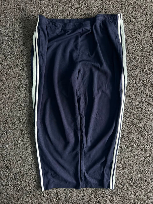 Vintage Track Pants with White Side Stripes