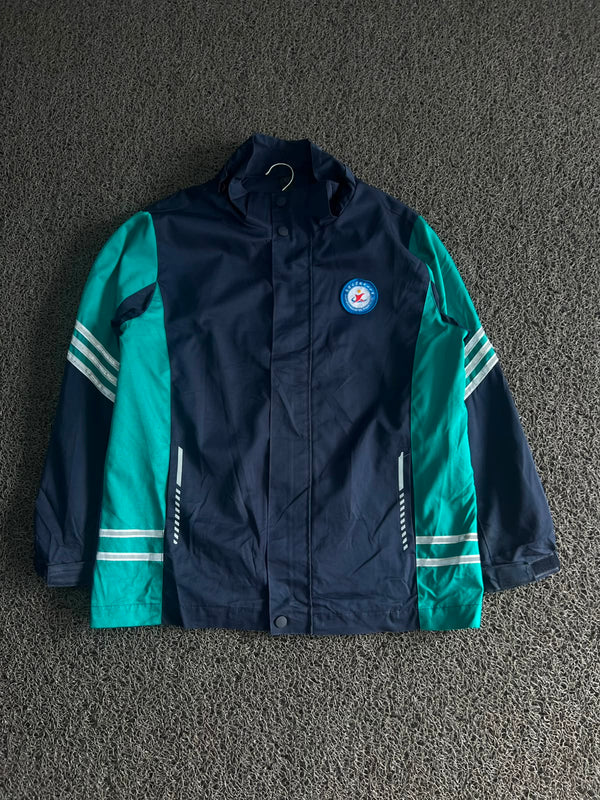 Vintage Colorblock Windbreaker Jacket ⚠️ Small Stains