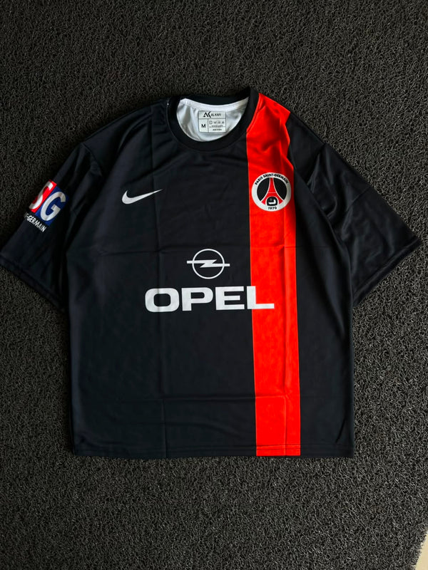 Ronaldinho #21 PSG 2001/02 Black Home Retro Football Jersey – Five Sleeve