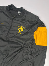 Black and Yellow Nike Ohio Dominican Soccer Quarter-Zip Windbreaker Jacket