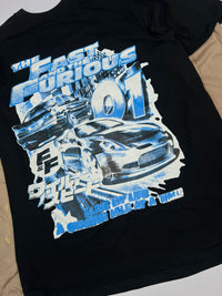Fast & Furious 01 Graphic Print Layered Dr Sleeve T-Shirt – Thriftwear ⚠️ Small Stains