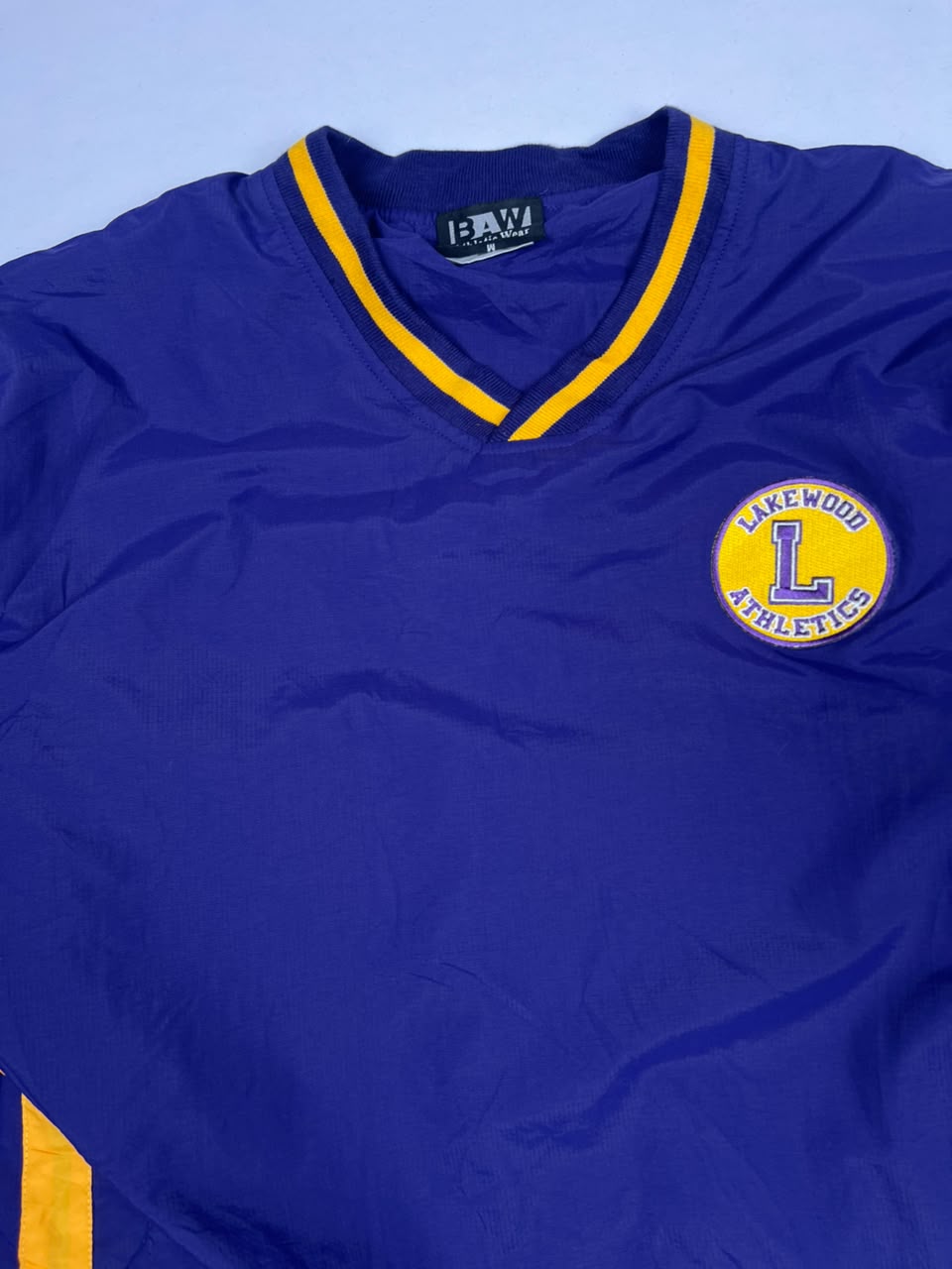 Vintage Lakewood Athletics V-Neck Windbreaker Jacket
