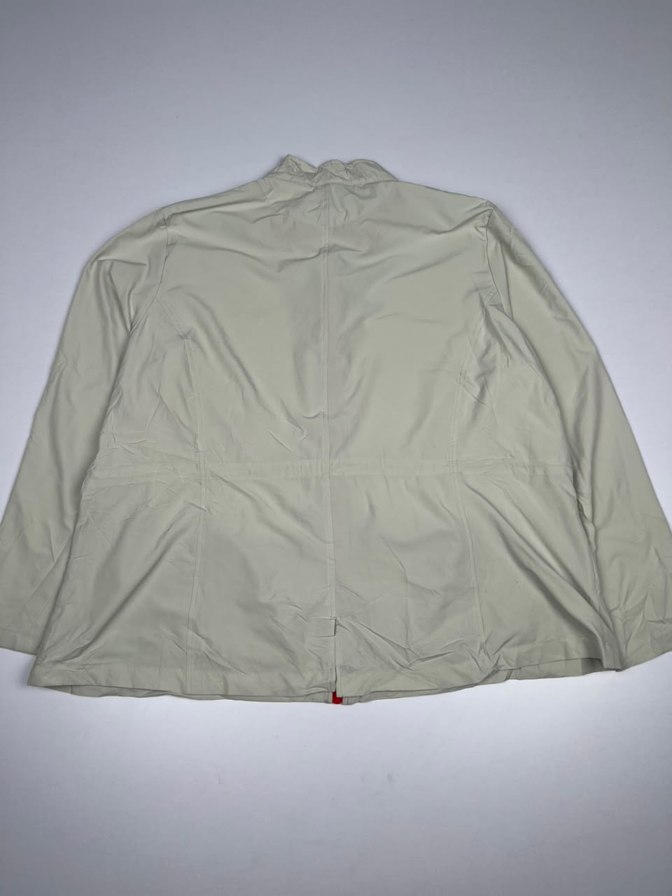 Wendy’s Full-Zip High Neck Lightweight Windbreaker Jacket with Red Detailing