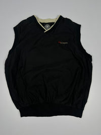 DP & Company Sleeveless V-Neck Pullover Vest with Logo Embroidery