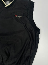 DP & Company Sleeveless V-Neck Pullover Vest with Logo Embroidery