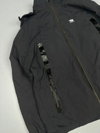Hooded Outdoor Windbreaker Jacket with Zip Pockets ⚠️ Small Stain