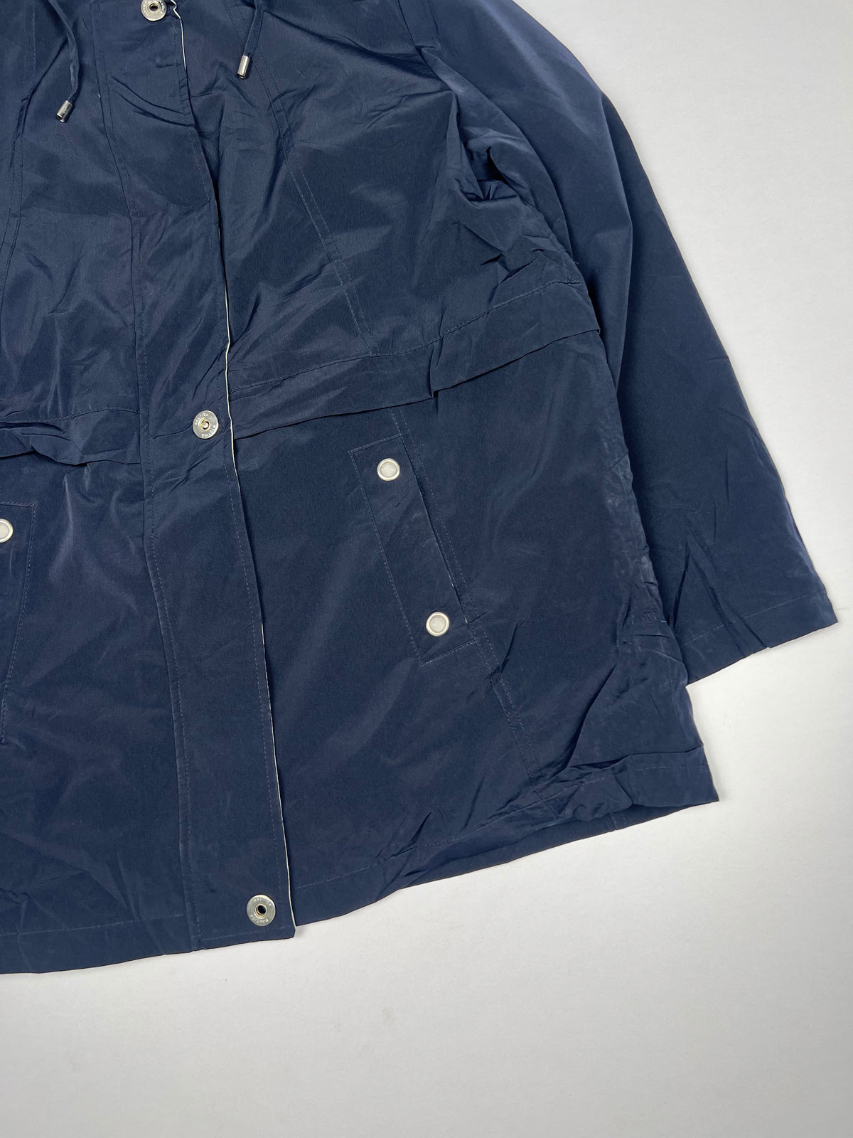 Hooded Winter Jacket with Snap Button Pockets