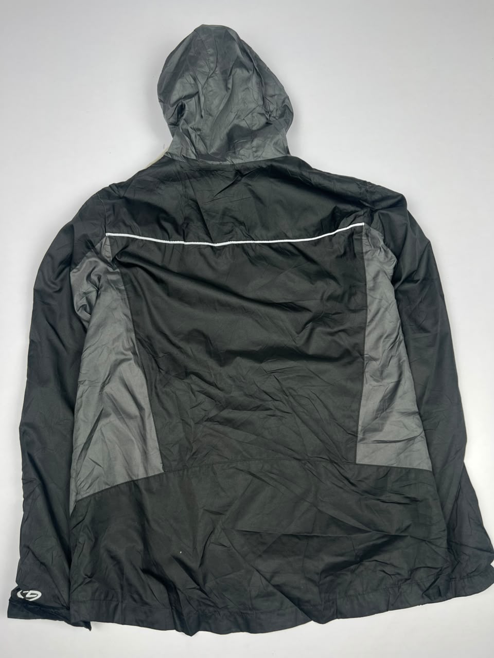 Hooded Outdoor Jacket with Orange Zip Details