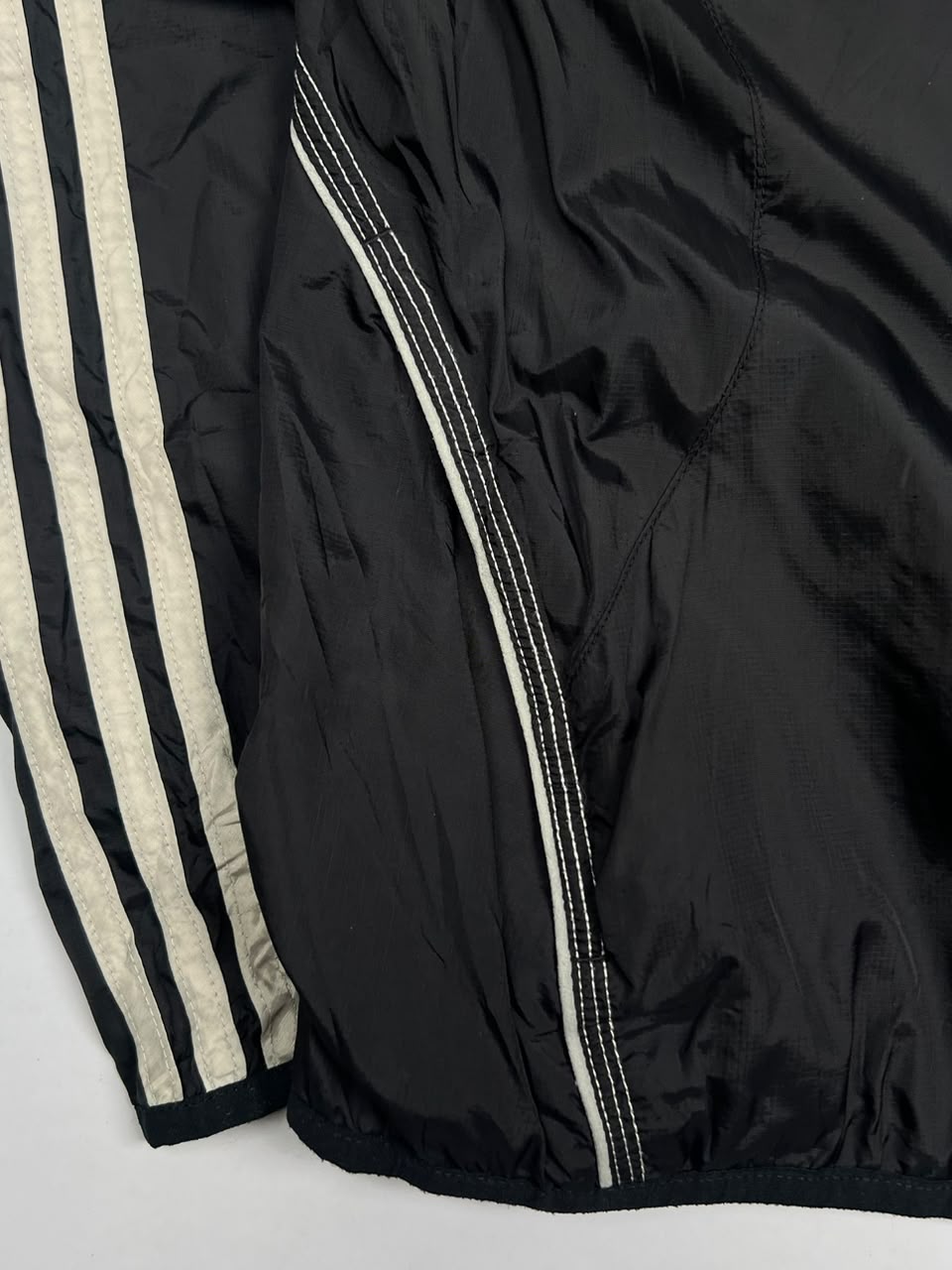 Track Jacket with Cream Triple Sleeve Stripes