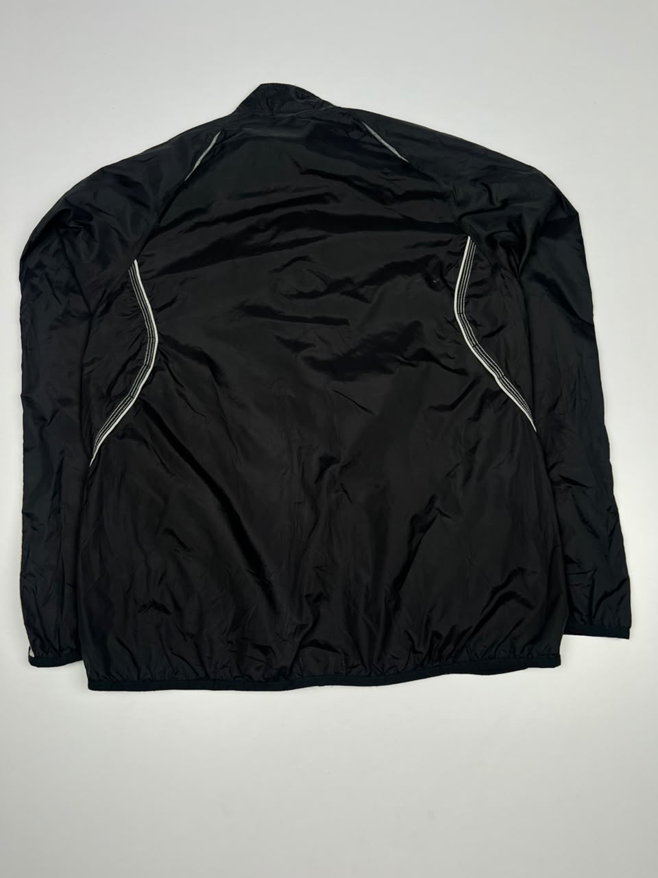 Track Jacket with Cream Triple Sleeve Stripes