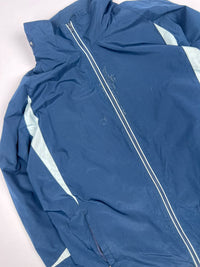 Men’s Full-Zip Athletic Windbreaker Jacket with Contrast White Paneling ⚠️ Small Stains