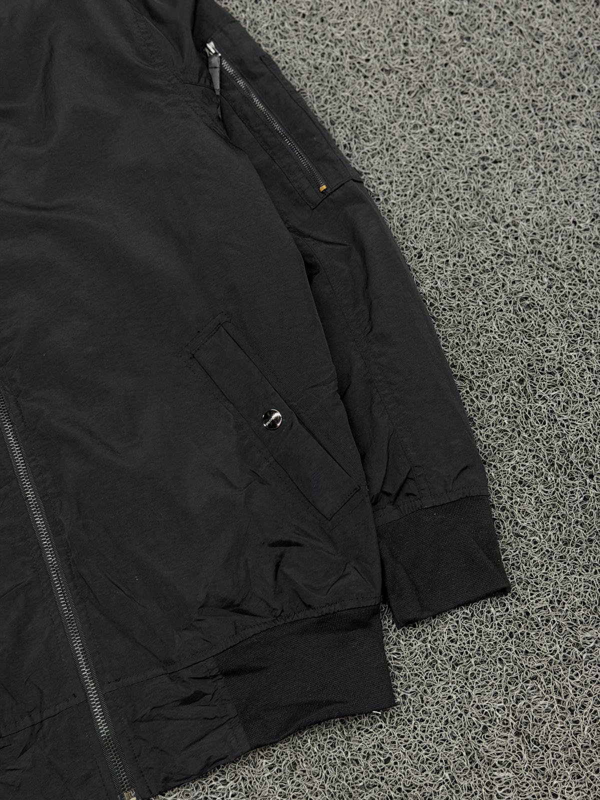 Classic Black Bomber Jacket