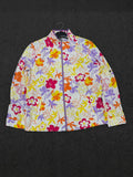 Floral Print Windbreaker Jacket