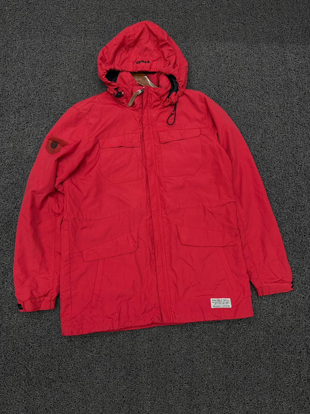 Crimson Explorer Hooded Jacket