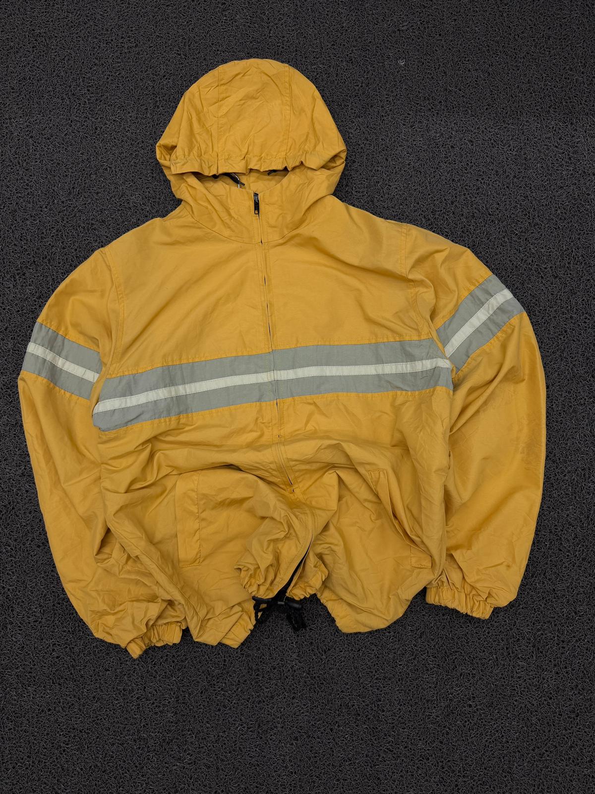 Vintage Mustard Reflective Windbreaker