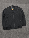 Classic Black Bomber Jacket