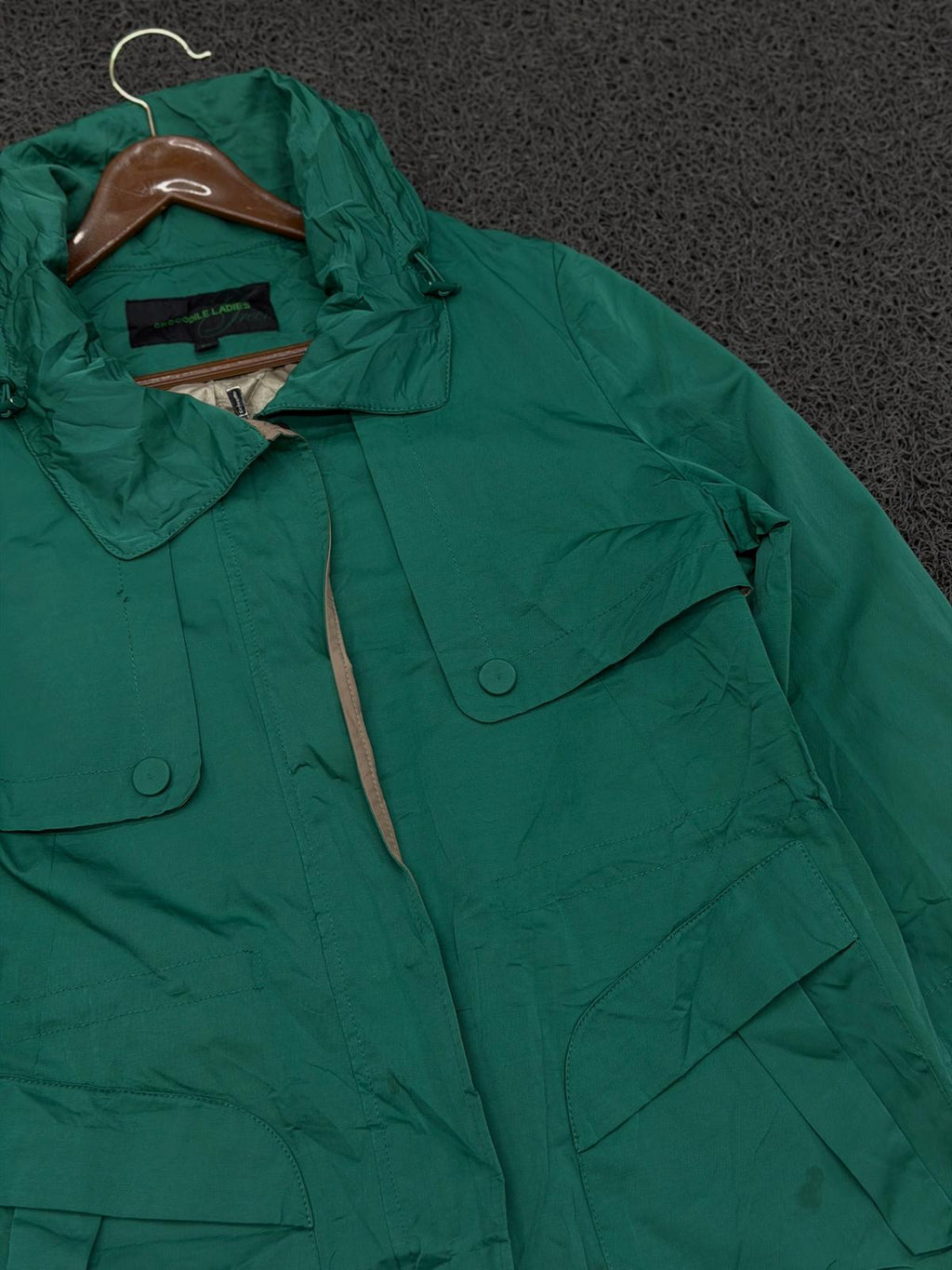 Emerald Green Utility Jacket