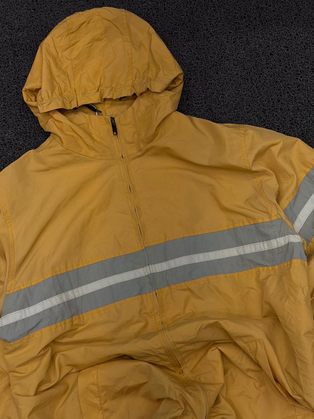 Vintage Mustard Reflective Windbreaker