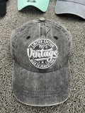Vintage Washed Grey Cap | Limited Edition 1975 | Adjustable Fit