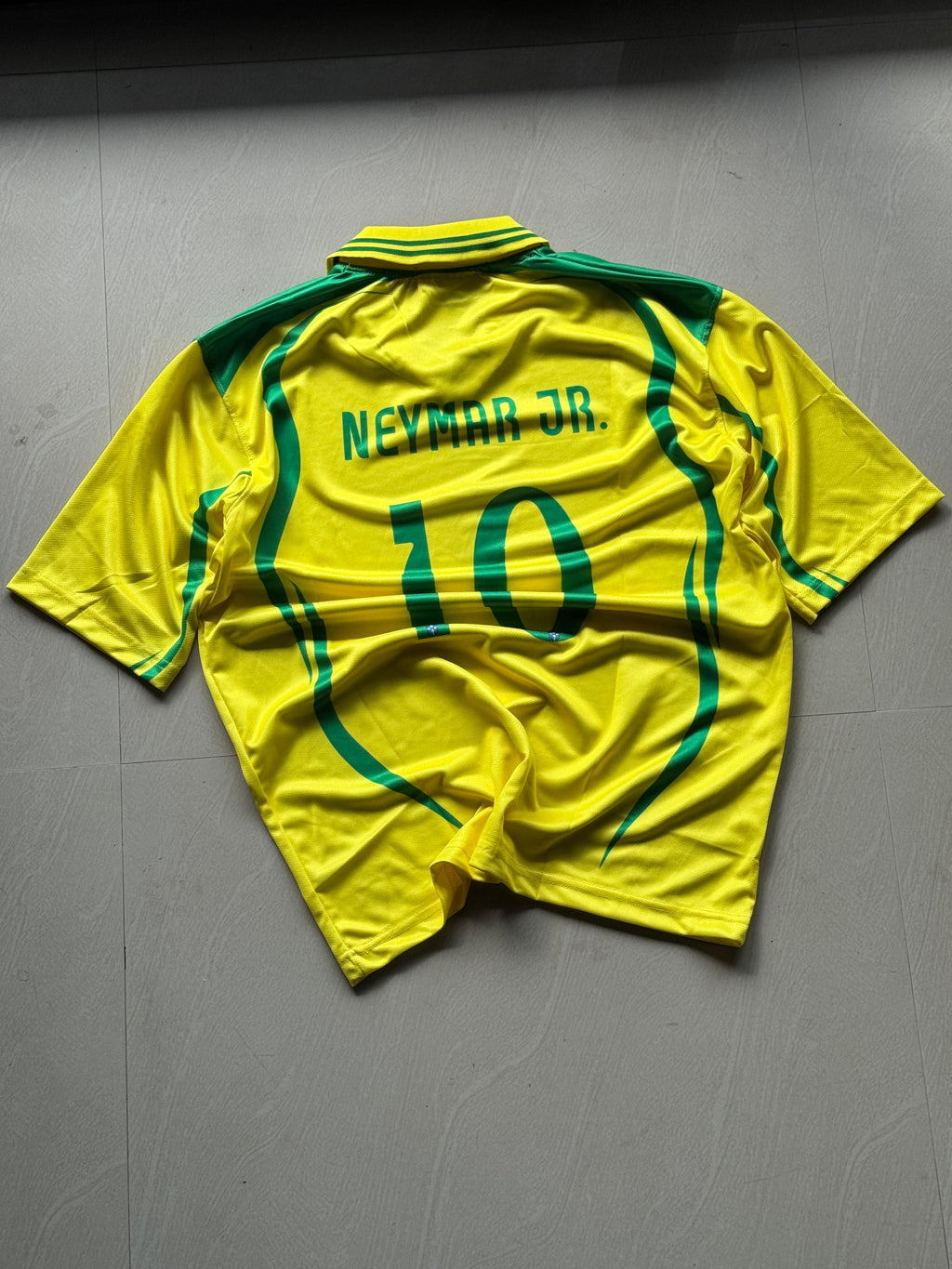 Brazil #10 Yellow Football Jersey | 5 Sleeve | The Final Fit