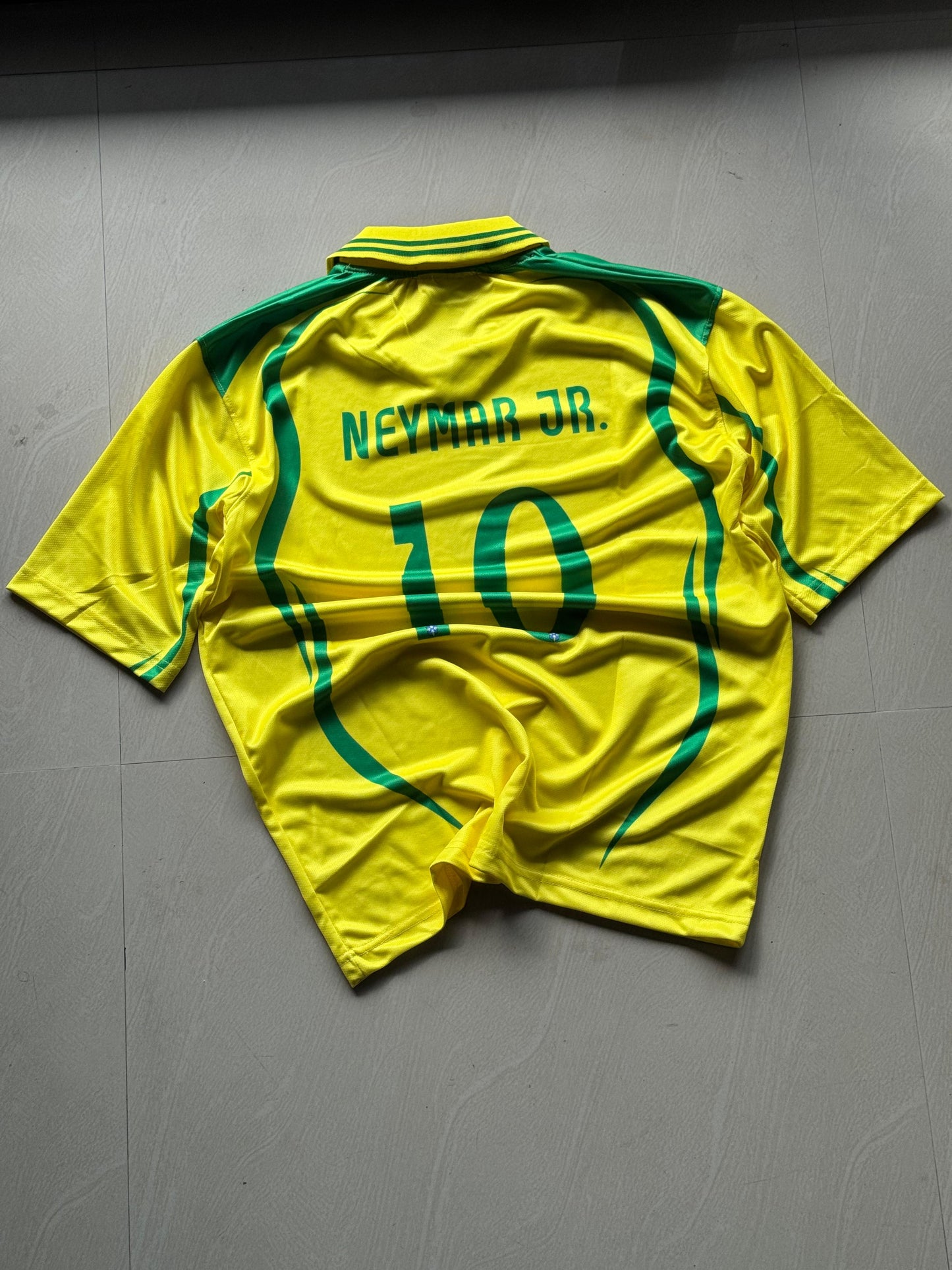 Brazil #10 Yellow Football Jersey | 5 Sleeve | The Final Fit
