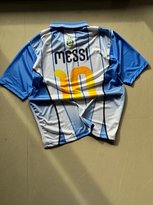Argentina #10 Retro Football Jersey | 5 Sleeve | Premium Dry-Fit | The Final Fit 🇦🇷