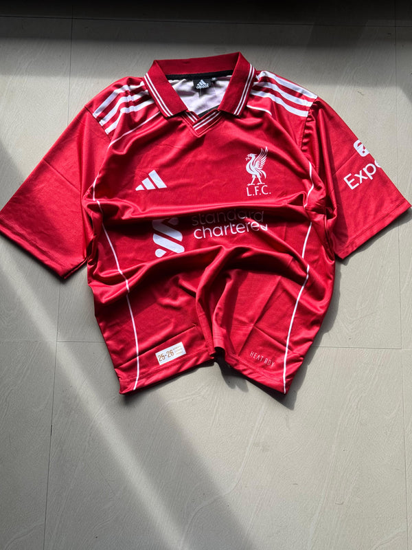 Liverpool Home Football Jersey | 5 Sleeve | Premium Dry-Fit | The Final Fit 🔴⚽