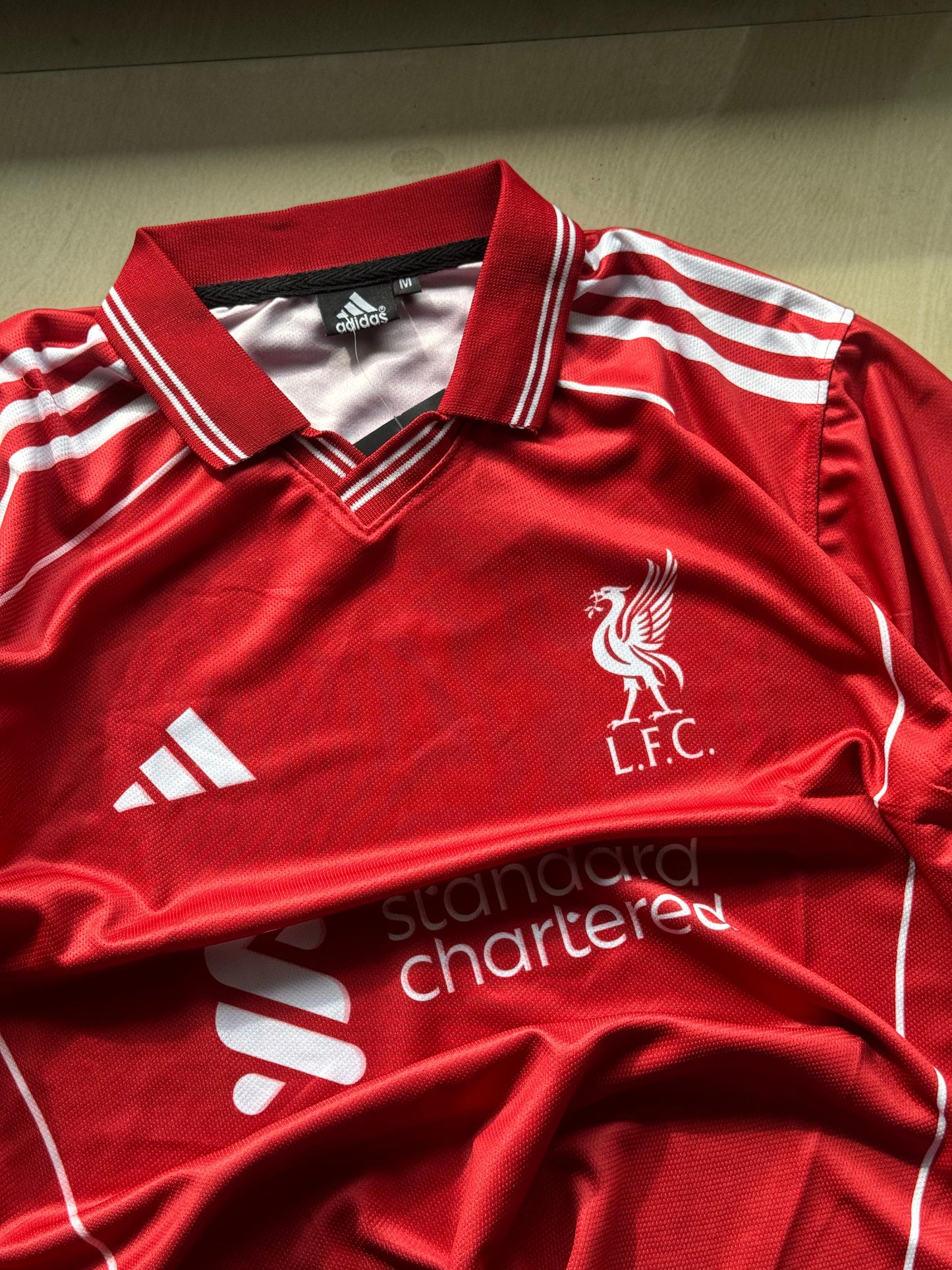 Liverpool Home Football Jersey | 5 Sleeve | Premium Dry-Fit | The Final Fit 🔴⚽