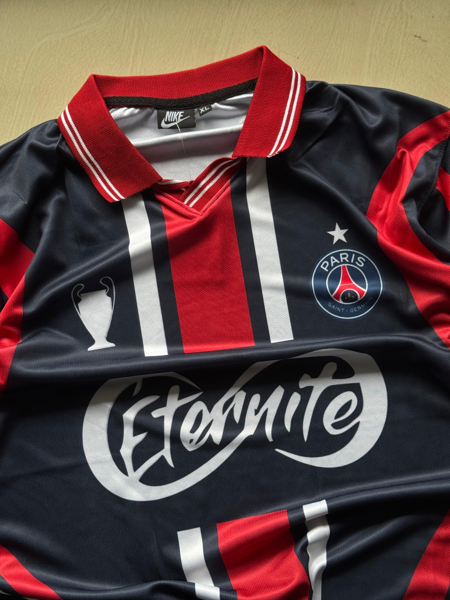 Paris Saint-Germain Retro Football Jersey | 5 Sleeve | Premium Dry-Fit | The Final Fit 🔴