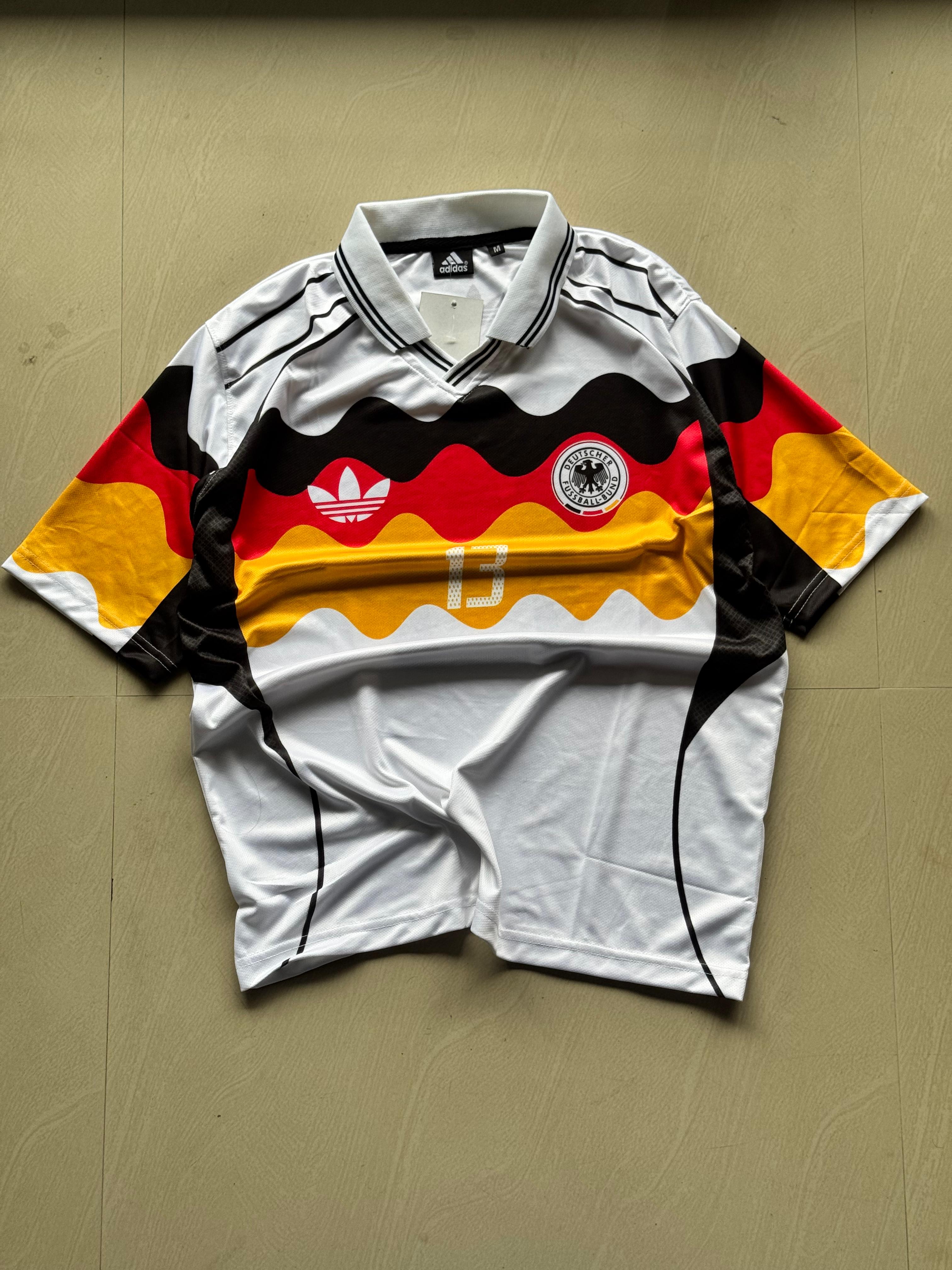 Germany #13 Retro Football Jersey | 5 Sleeve | Premium Dry-Fit | The Final Fit 🇩🇪⚽