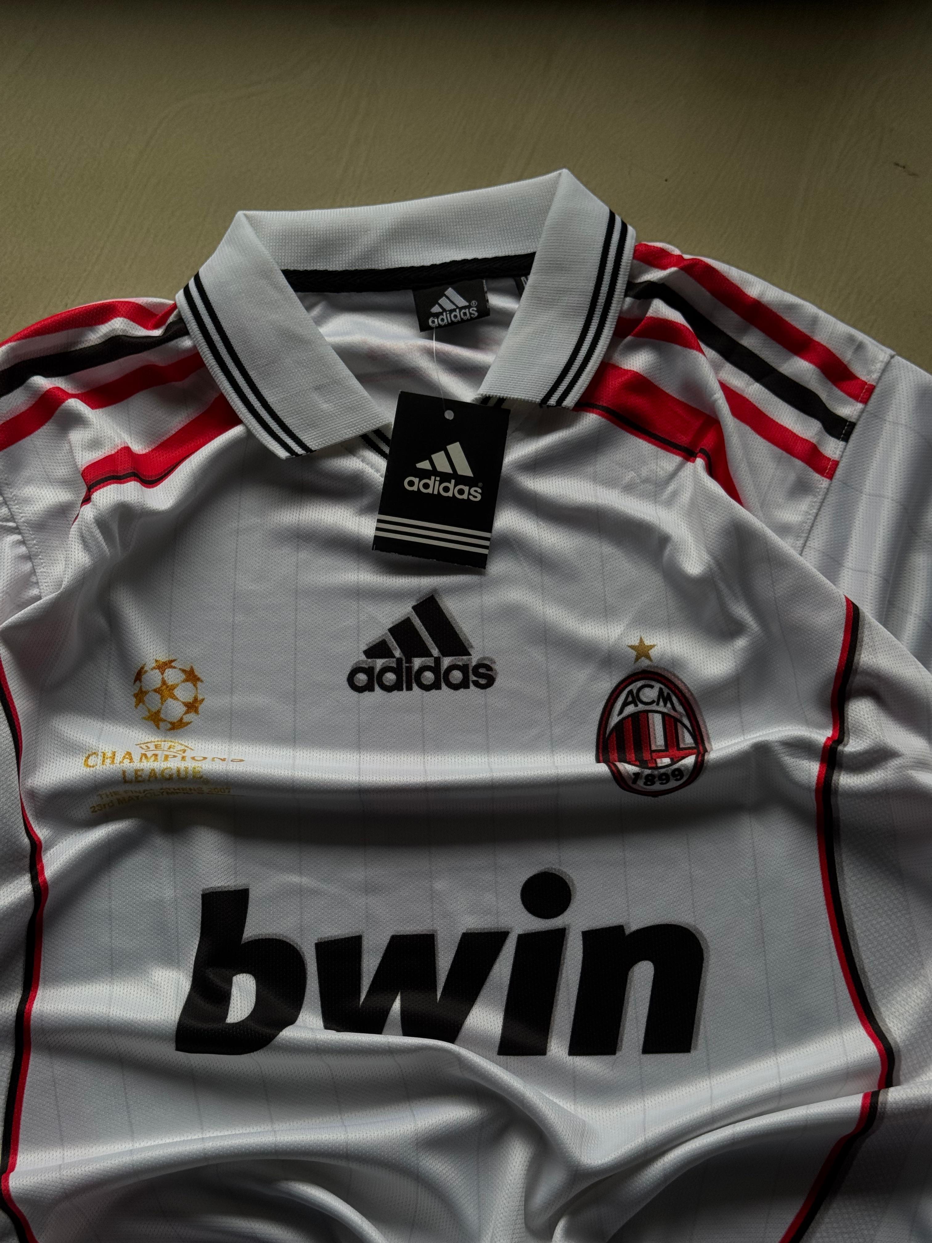 AC Milan Retro Away Football Jersey | 5 Sleeve | Premium Dry-Fit | The Final Fit 🔴⚫⚽