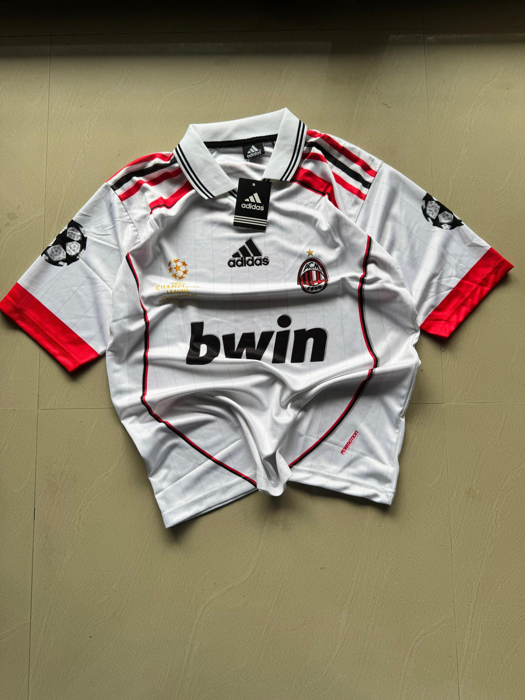 AC Milan Retro Away Football Jersey | 5 Sleeve | Premium Dry-Fit | The Final Fit 🔴⚫⚽