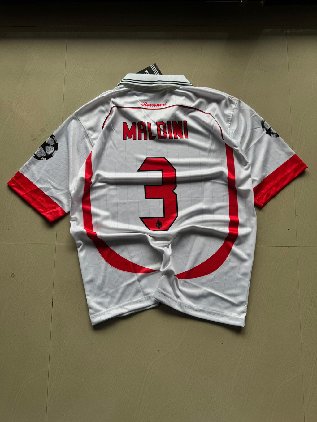 AC Milan Retro Away Football Jersey | 5 Sleeve | Premium Dry-Fit | The Final Fit 🔴⚫⚽