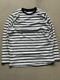 Minimal Black Striped Full Sleeve Tees