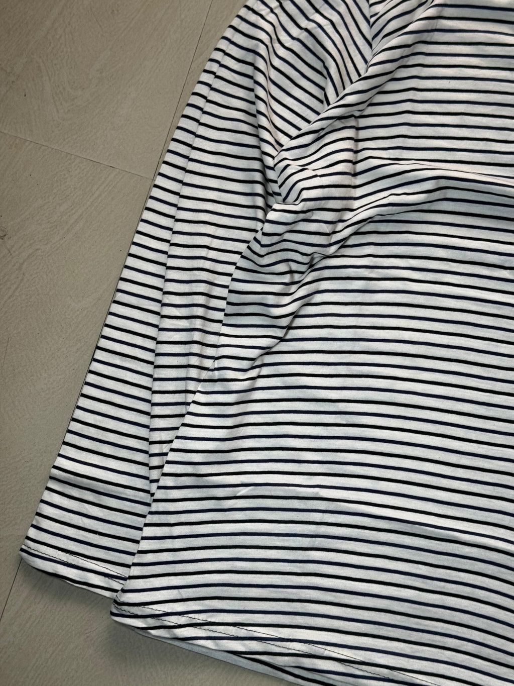 Black & White Striped Full Sleeve T-Shirt * Classic Monochrome Stripe Long Sleeve T