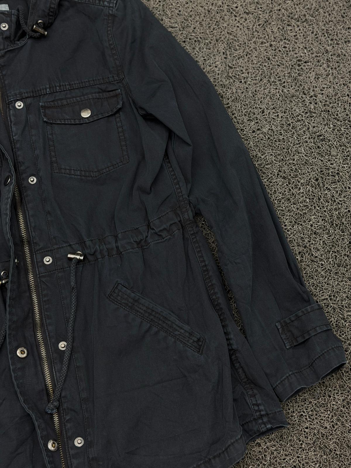 Midnight Explorer Hooded Utility Jacket