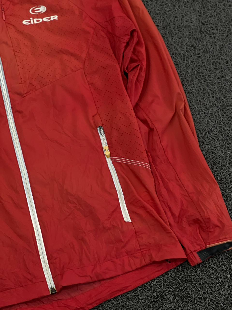 Eider Red Lightweight Full-Zip Outdoor Jacket