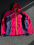 K2 Pink & Navy Hooded Lightweight Outdoor Windbreaker Jacket